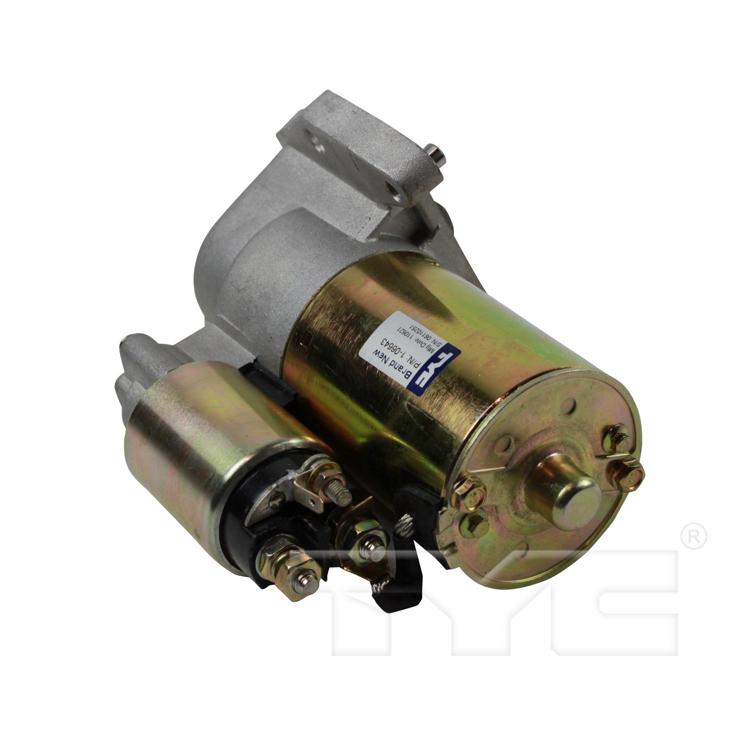 TYC-1-06643_NEW  TYC STARTER 12V 22T CCW PMGR FORD PMGR 1.5KW